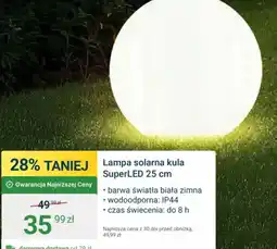 ERLI Lampa solarna kula SuperLED oferta
