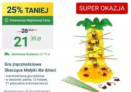 ERLI Gra zręcznościowa Skaczące Małpki dla dzieci oferta