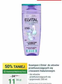 ERLI Szampon L'Oréal do włosów przetłuszczających się z kwasem hialuronowym oferta