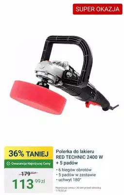 ERLI Polerka do lakieru RED TECHNIC 2400 W oferta