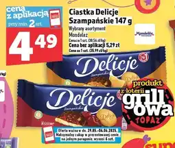 Topaz Ciastka Delicje Szampańskie 147 g oferta