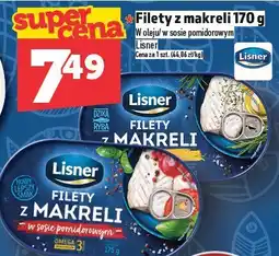 Topaz Filety z makreli w oleju 170g Lisner oferta