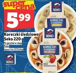 Topaz Koreczki śledziowe po giżycku 220g Seko oferta