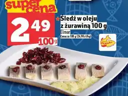 Topaz Śledź w oleju z żurawiną 100g Elmar oferta