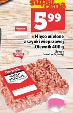 Topaz Mięso mielone z szynki wieprzowej Olewnik 400g oferta