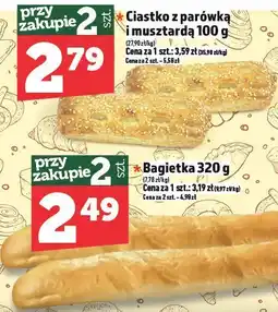 Topaz Ciastko z parówką i musztardą 100g Otmuchów oferta