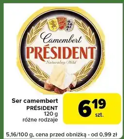 Carrefour Express Ser camembert Président oferta