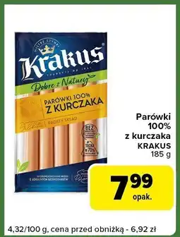 Carrefour Express Parówki 100% z kurczaka Krakus oferta