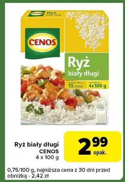 Carrefour Express Ryż biały długi Cenos oferta
