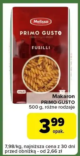 Carrefour Express Makaron Primo Gusto Fusilli Melissa oferta