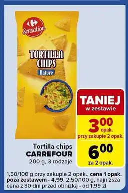 Carrefour Express Tortilla chips CARREFOUR 200g oferta