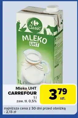 Carrefour Express Mleko UHT 1 l Carrefour oferta