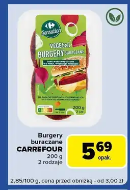 Carrefour Express Burgery buraczane 200 g Carrefour oferta