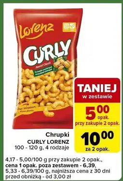 Carrefour Express Chrupki Curly Lorenz oferta