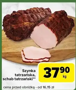 Carrefour Express Szynka tatarska, schab tatarski Carrefour Express oferta