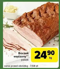 Carrefour Express Boczek wędzony pasek Carrefour Express oferta