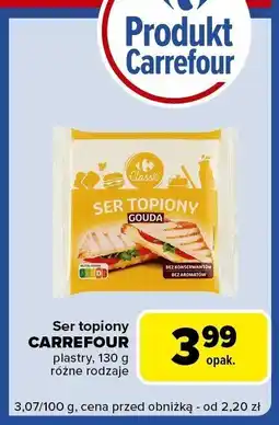 Carrefour Express Ser topiony gouda plastry 130 g Carrefour oferta