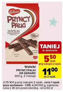 Carrefour Express Wafelki Pryncypałki Dr Gerard 200 g oferta