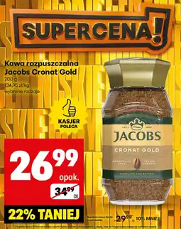 Delikatesy Centrum Kawa rozpuszczalna Jacobs Cronat Gold 200g oferta