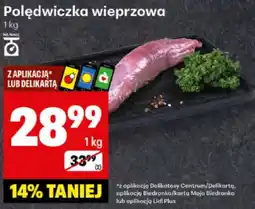 Delikatesy Centrum Polędwiczka wieprzowa 1 kg Delikatesy Centrum oferta