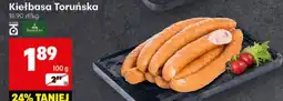 Delikatesy Centrum Kiełbasa Toruńska 100g Gzella oferta