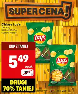 Delikatesy Centrum Chipsy Lay's Green Onion 130-163g oferta