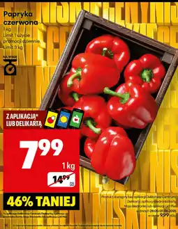 Delikatesy Centrum Papryka czerwona 1 kg Delikatesy Centrum oferta