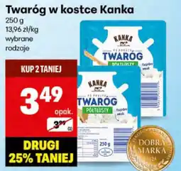 Delikatesy Centrum Twaróg w kostce Kanka 250g oferta