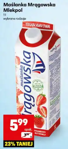 Delikatesy Centrum Maślanka Mrągowska Mlekpol 1l oferta