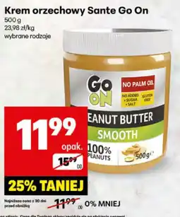Delikatesy Centrum Krem orzechowy Sante Go On 500g oferta