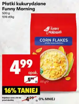 Delikatesy Centrum Płatki kukurydziane Funny Morning 500g oferta