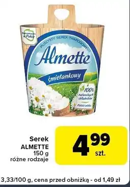 Globi Serek ALMETTE 150g oferta