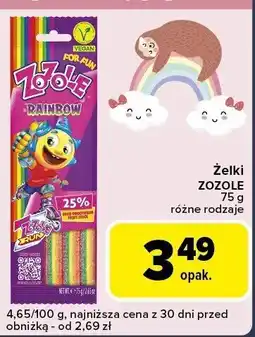 Globi Żelki ZOZOLE 75g oferta