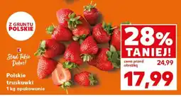 Kaufland Polskie truskawki 1 kg opakowanie oferta
