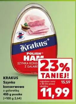 Kaufland KRAKUS Szynka konserwowa z galaretką oferta