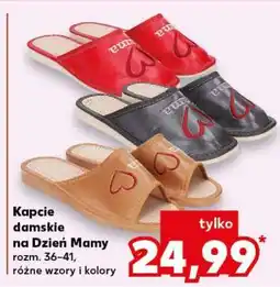 Kaufland Kapcie damskie na Dzień Mamy oferta
