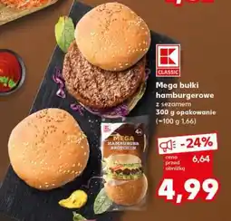Kaufland Mega bułki hamburgerowe z sezamem oferta