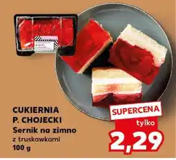 Kaufland Sernik na zimno z truskawkami oferta