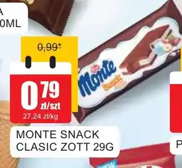 Bingo Monte Snack Clasic Zott oferta