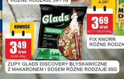 Bingo Zupy Glads Discovery błyskawiczne z makaronem i sosem oferta