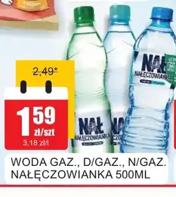 Woda gaz., d/gaz., n/gaz. Nałęczowianka
