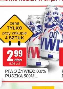 Bingo Piwo Zywiec 0,0% oferta