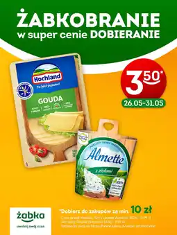 Żabka Ser z ziołami Almette / Ser żółty Gouda Hochland oferta