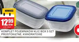 Bingo Komplet pojemników Klic Box oferta