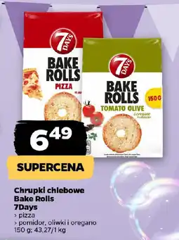 Netto Chrupki chlebowe Bake Rolls 7Days oferta