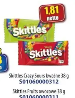 AT Skittles Crazy Sours kwaśne oferta