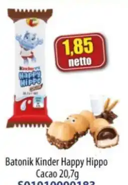 AT Batonik Kinder Happy Hippo Cacao oferta