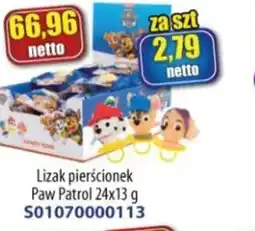 AT Lizak pierścionek Paw Patrol oferta