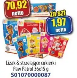 AT Lizak & strzelające cukierki Paw Patrol oferta