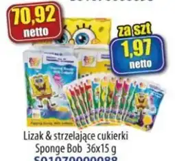 AT Lizak & strzelające cukierki Sponge Bob oferta